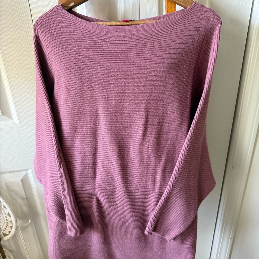Vince Camuto Mauve Crew Neck Sweater